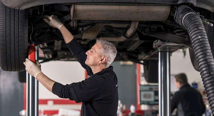 Service partway through on a Kia