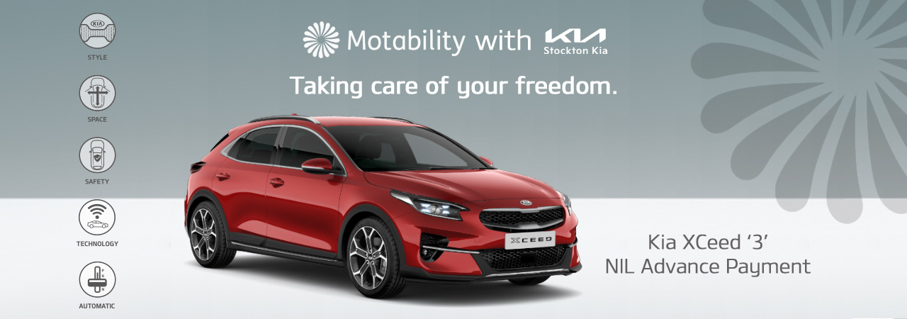 Kia xceed on motability with nil advance payment at stockton kia